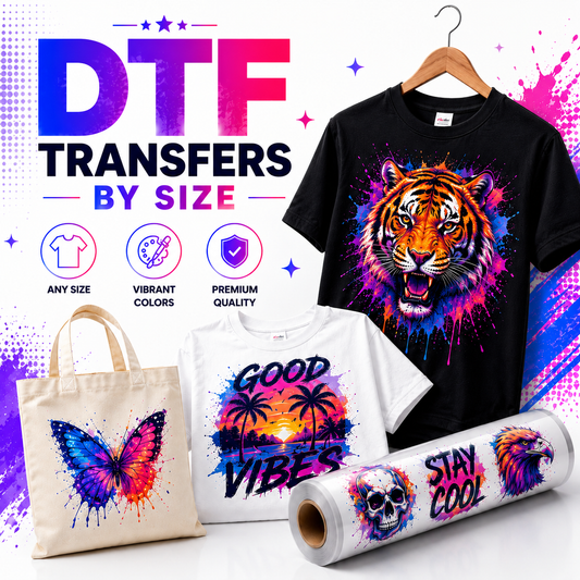 DTF Transfers By Size